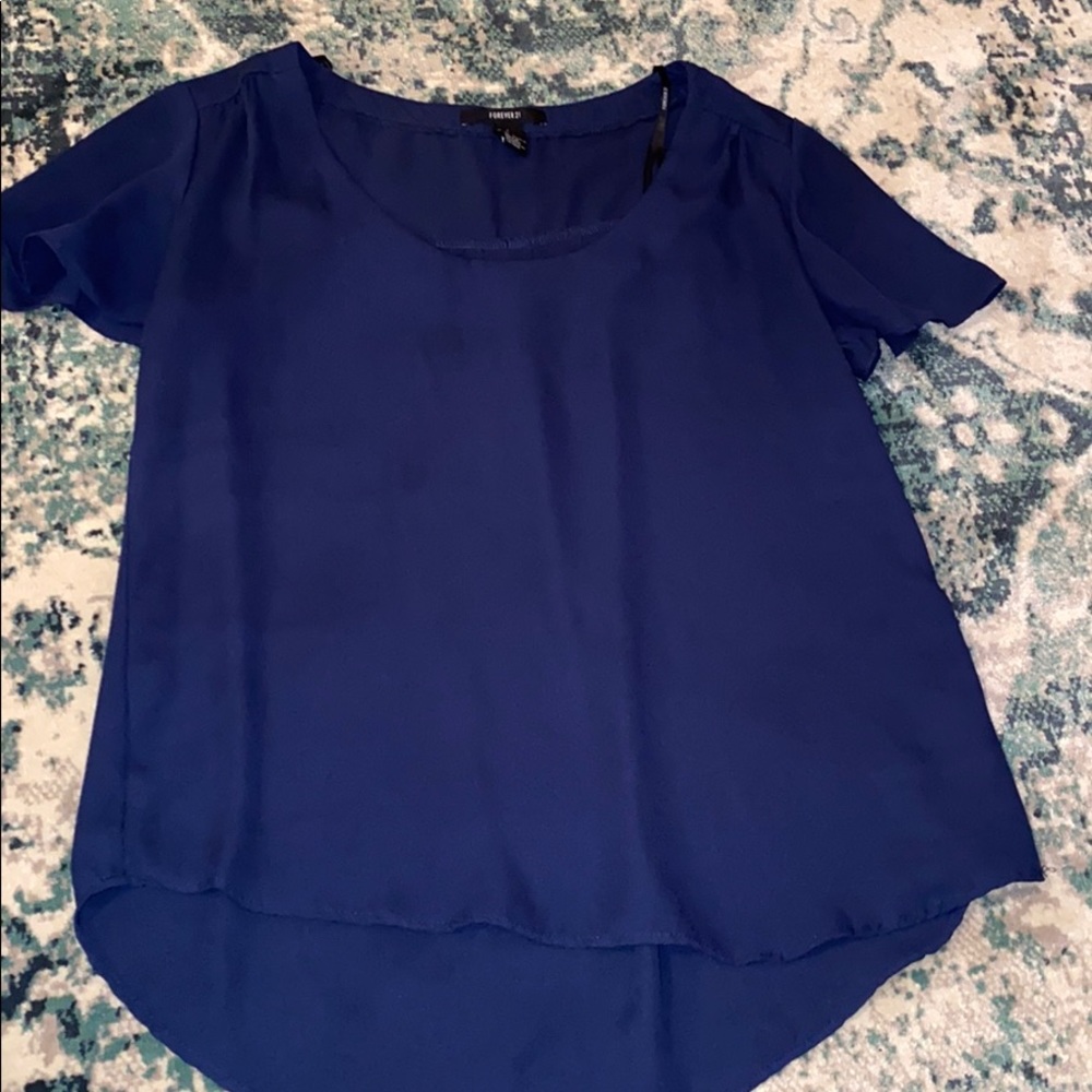 Blue dress up shirt